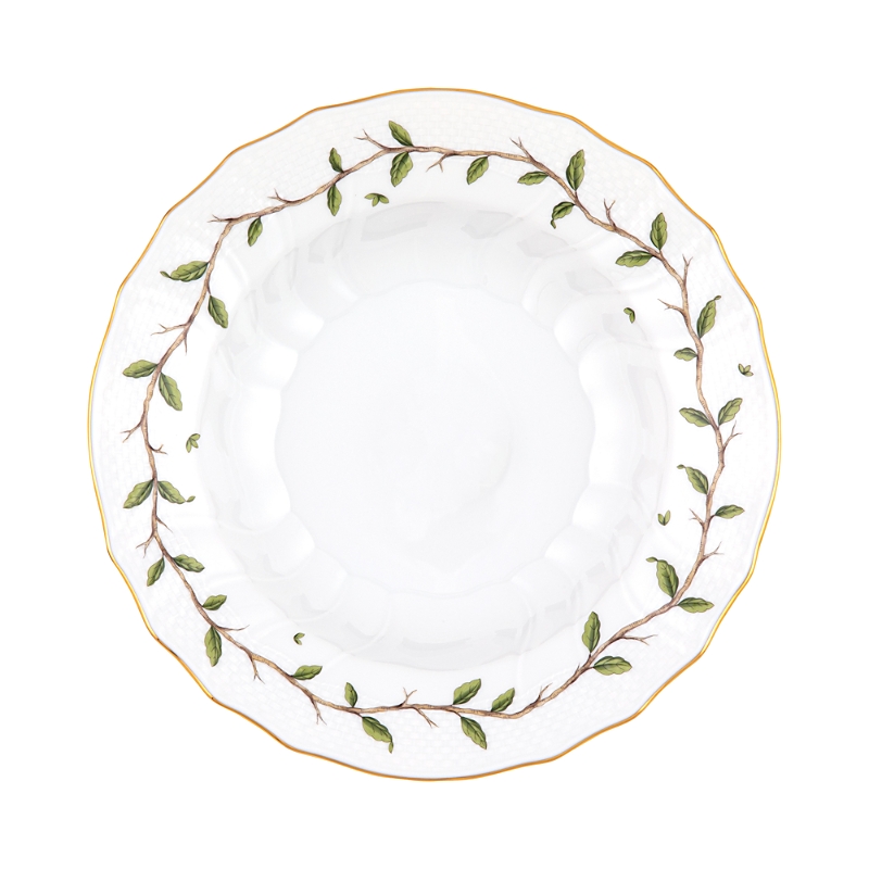 Herend Rothschild Garden Rim Soup Plate In Multi