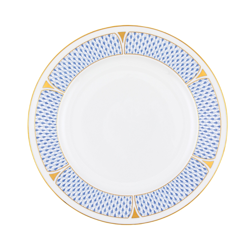 Herend Art Deco Blue Service Plate