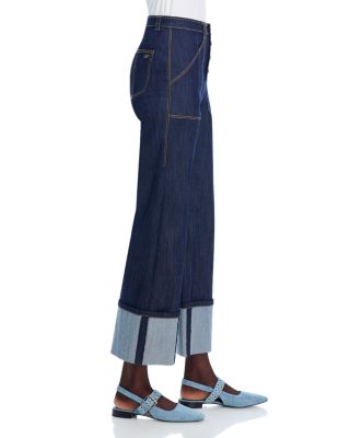 Benji High Rise Cuffed Jeans in Indigo