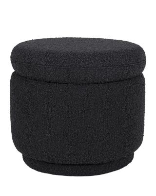Enoki Boucl&eacute; Storage Ottoman
