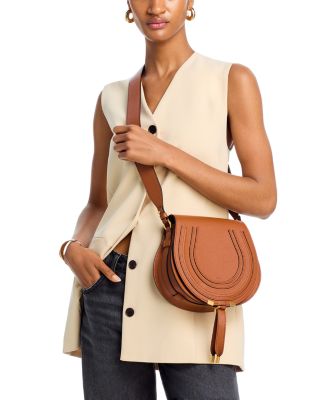 Marcie Leather Saddle Bag