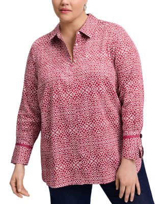 Foxcroft Plus - Iris Sateen Shirt
