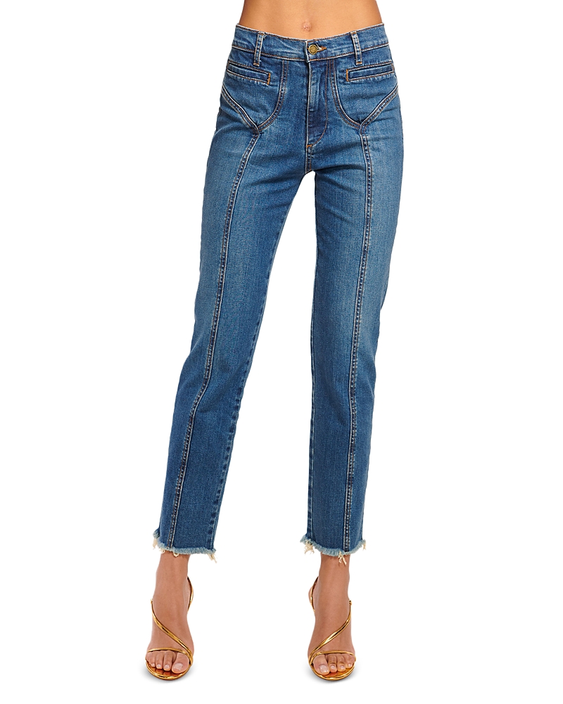 RAMY BROOK ZAYNE HIGH RISE SKINNY ANKLE JEANS IN MEDIUM WASH