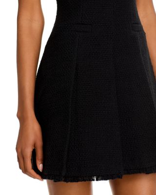 Nova Fringe Trim Boucl&eacute; Mini Dress