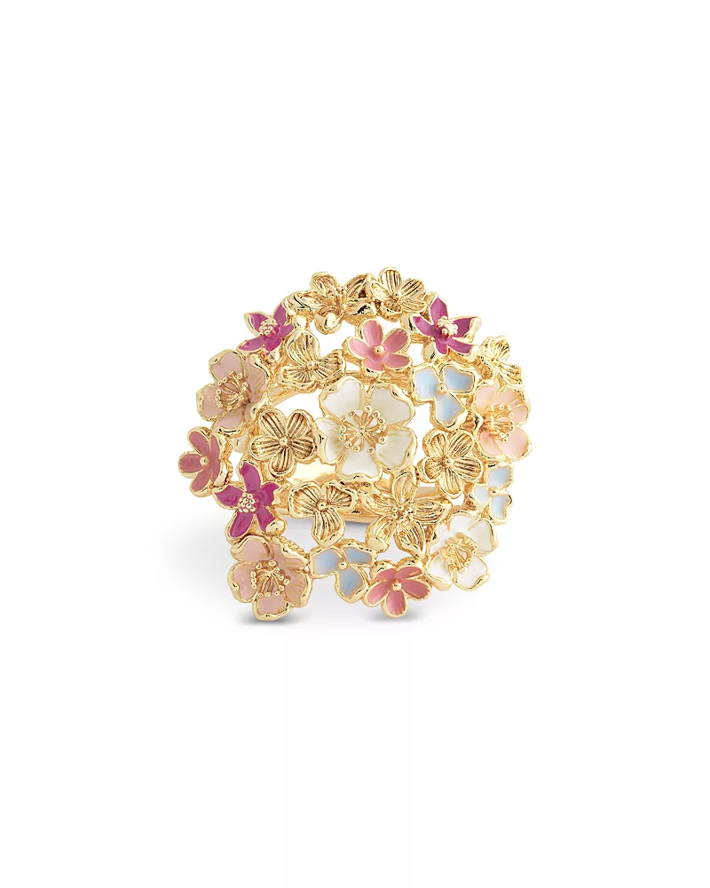 Anabel Aram Wildflower Enamel Ring