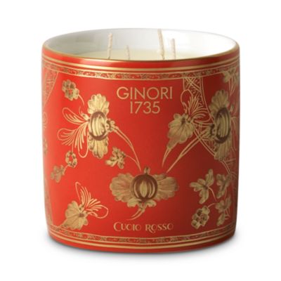 Ginori 1735 - Oriente Italiano Cuoio Rosso Large Scented Candle