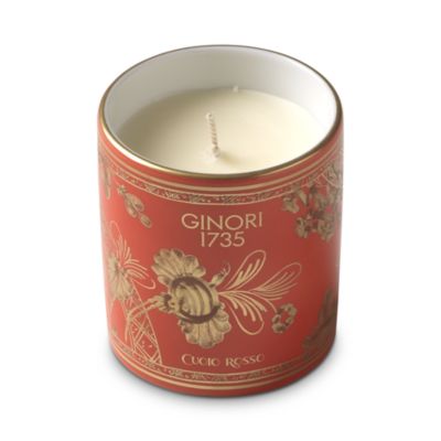 Oriente Italiano Scented Candle Cuoio Rosso