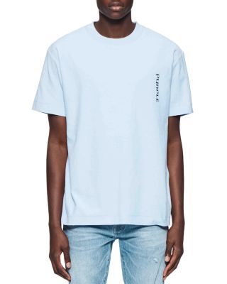 Purple Brand Textured Logo Graphic Tee