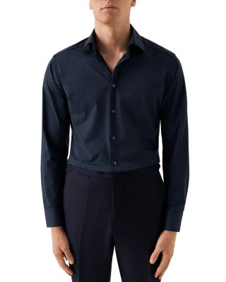 Eton - Slim Fit Melange Stretch Dress Shirt