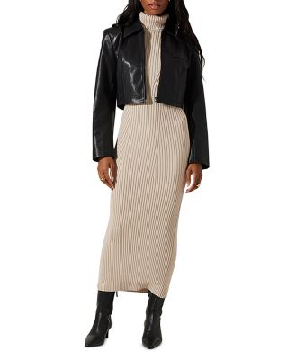 Channary Turtleneck Sweater Dress