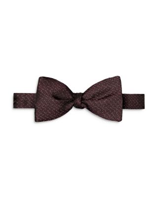 Eton Pre Tied Semi Solid Silk Bowtie