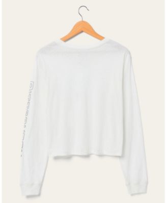 Women's NFL Pittsburgh Steelers Touchdown Long Sleeve Cropped Tee