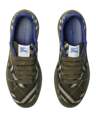Men's Terrace Check Lace up Sneakers 