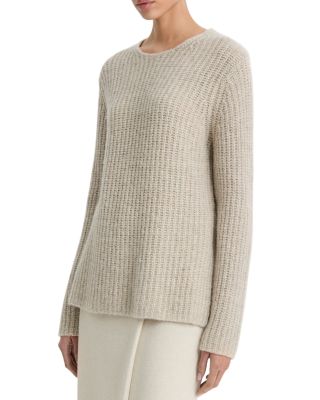 Vince - Ribbed Donegal Tunic Cashmere Sweater