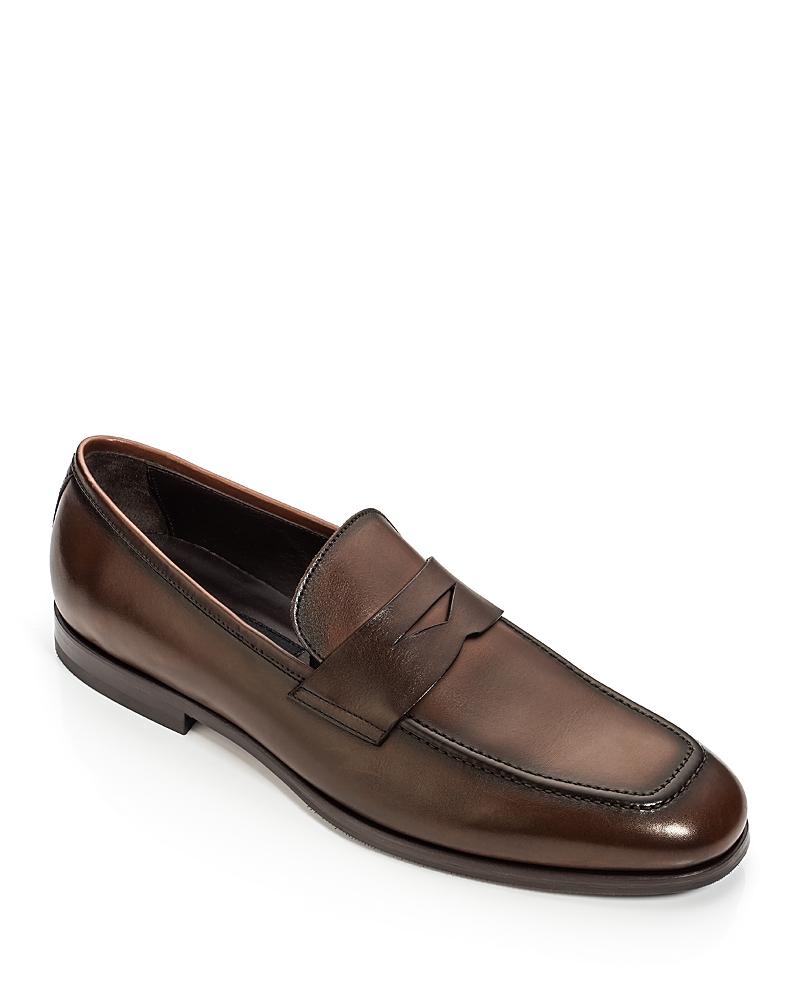To Boot New York Men's Ronny Apron Toe Penny Loafers