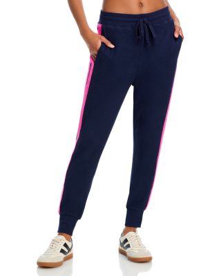 Aqua Athletic Side Stripe Knit Sweatpants - Exclusive