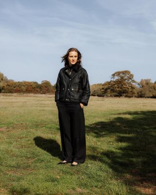 Barbour Cropped Beadnell Wax Collar Jacket | Bloomingdale's