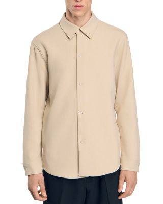Sandro Joker Minimal Regular Fit Button Down Shirt
