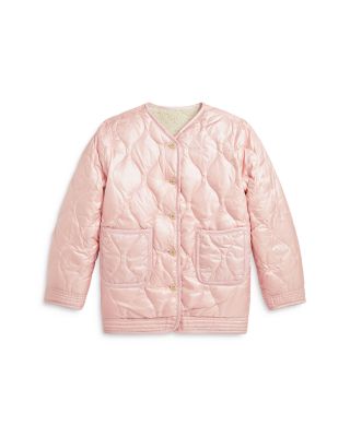 Ralph Lauren - Girls' Quilted Teddy Fleece Reversible Jacket - Little Kid, Big Kid