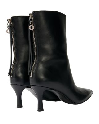 Women's Faymon Pointed Toe Mid Heel Booties 