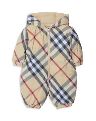 Burberry - Unisex Check Puffer Suit - Baby