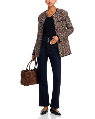 Watkins Dickey Tweed Collarless Jacket