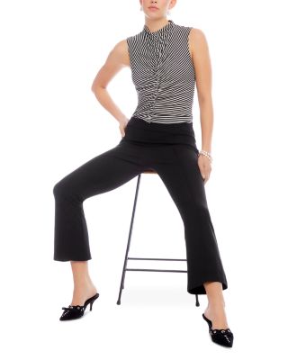 Sigourney Pintuck Cropped Pants