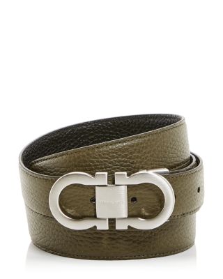 Ferragamo Men s Gancini Leather Belt Bloomingdale s