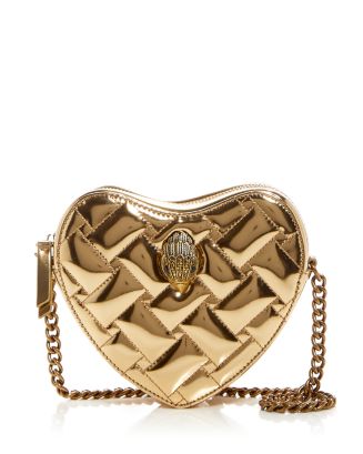 KURT GEIGER LONDON Kensington Heart x Body Leather Crossbody