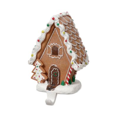 Mark Roberts Gingerbread House Stocking Holder with Tree