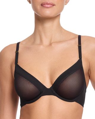 Unlined Mesh Underwire Bra