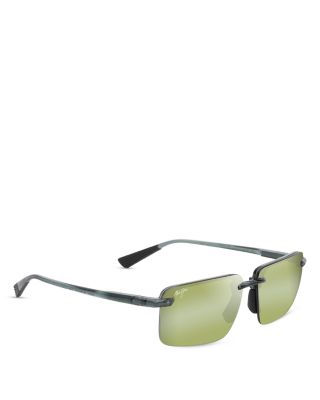 Maui Jim - Laulima Rimless Rectangular Sunglasses, 61mm