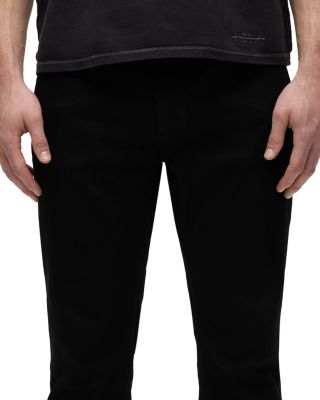 Walker Kick Flare Bootcut Jeans in Raven Black