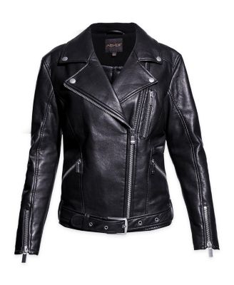 Brando Recycled Leather Boyfriend Jacket