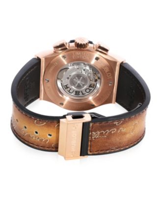  Rose Gold Berluti Scritto King Gold Watch 521.OX.0500.VR.BER17 48.00