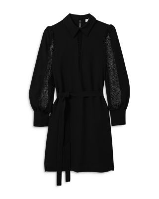 【海外限定】REISSワンピース☆Reema Reema Black Lace Insert M 海外限定】REISSワンピース☆Reema Reema Black Lace Insert M