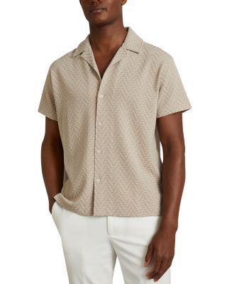 REISS - Jono Textured Camp Shirt