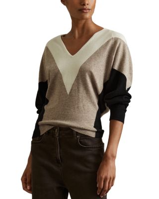 REISS - Esme V Neck Sweater