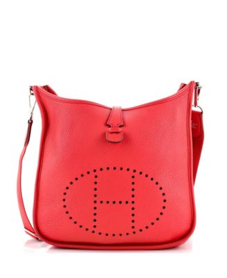 Pre-Owned Hermes Pm Evelyne Bag Gen Iii Clemence