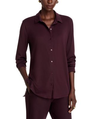 Eileen Fisher Classic Collar Easy Shirt Bloomingdale s