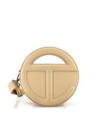 Pre-Owned Telfar - Round Circle Bag Faux Leather