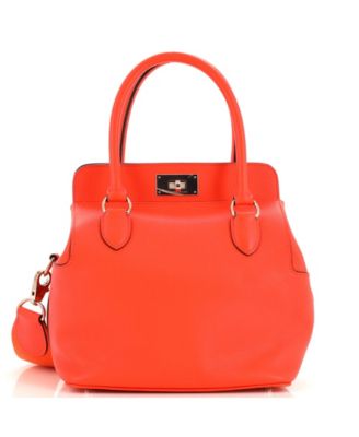 Pre-Owned Hermes 20 Toolbox Bag Verso Evercolor