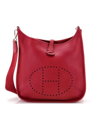 Pre-Owned Hermes Pm Evelyne Bag Gen Iii Clemence