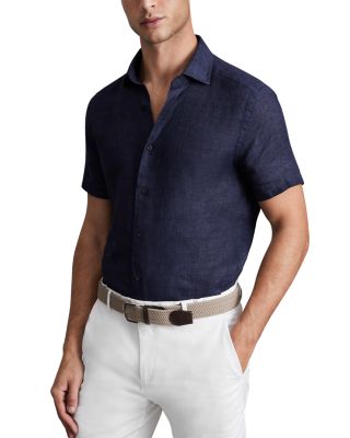 REISS - Holiday Slim Fit Short Sleeve Shirt