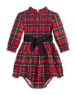 Ralph Lauren - Girls' Plaid Smocked Dress & Bloomer - Baby