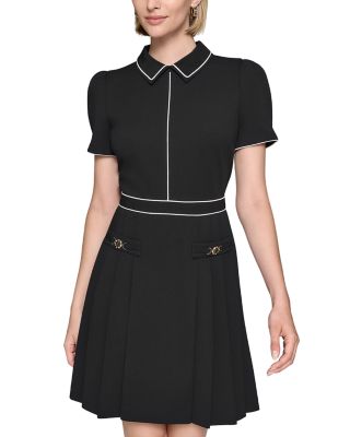 KARL LAGERFELD PARIS - Scuba Crepe Dress