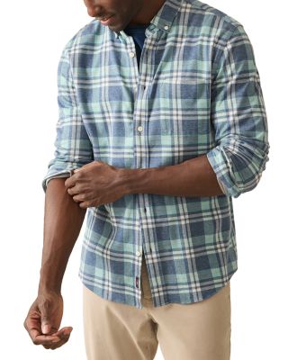 Faherty - Coastline Knit Plaid Button Down Shirt