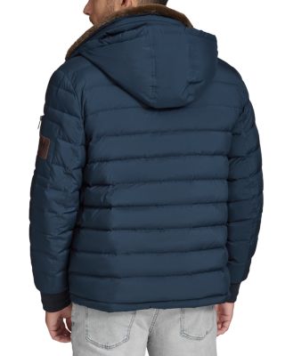 Loxton Faux Fur Collar Quilted Down Jacket