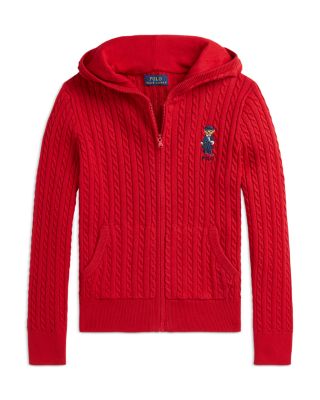 Ralph Lauren - Girls' Polo Bear Sweater - Little Kid, Big Kid