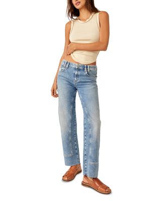 We The Free Risk Taker High Rise Straight Jeans in Mantra